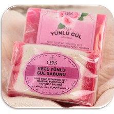 Keçe Yünlü Gül Sabunu