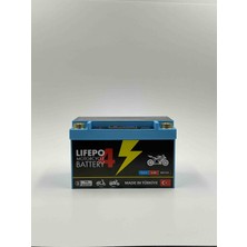 12V 6AH Motorsiklet Aküsü Lifepo4 Lithium Akü (150*85*95)