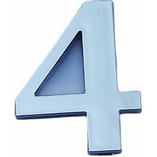 Villa Boy 4 Rakamı 8,5 cm Yapışkanlı