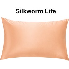 Somonrenkli % 100 Saf Ipek Yastık Kılıfı