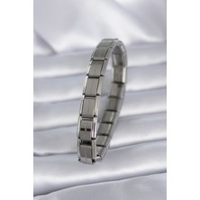 316L Çelik Gümüş Renk Yazılı Nomination Model Kadın Bileklik