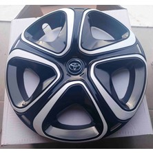 Yk Toyota Corolla / Avensis / Yaris Uyumlu 16 Inç Jant Kapağı 4'lü Takım Amblem Hediyeli