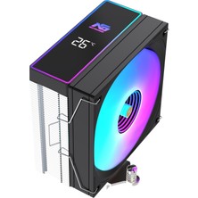 Next Gaming NG Frost 400B 205W TDP ARGB Fanlı Derece Göstergeli Performans Kule Tipi CPU Soğutucu Siyah