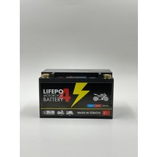 12V 12AH Motorsiklet Aküsü Lifepo4 Lithium Akü (150*85*95)