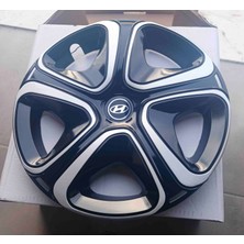 Yk Hyundai I20 Uyumlu 16 Inç Jant Kapağı 4'lü Takım Amblem Hediyeli