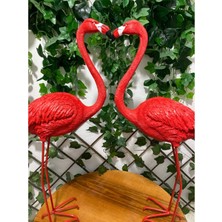 Wowo Craft Kırmızı Flamingo Romantizmi: Sevgililer Günü Hediyesi