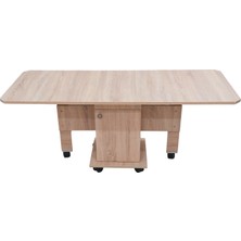 Armes Ev Concept Çok Amaçlı Tekerlekli Katlanır Masa - Yer Kaplamayan Akıllı Kelebek Masa