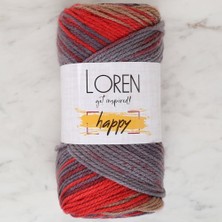 Ankaverse Loren Happy Ebruli El Örgü Ipi - RH006 - 34291