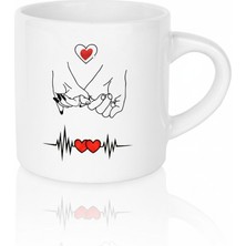 Bade Sevgililer Gününe Özel Kahve Fincanı