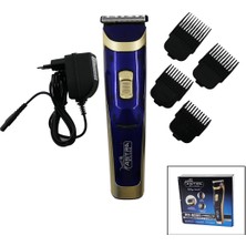 Ankaverse Saç Sakal Kesme Traş Makinesi Fiş Şarjlı - LED Gösterge - Renkli Krom Kaplama Gövde RD-6005 (5286)