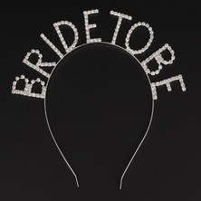 Ankaverse Kristal Taşlı Gümüş Renk Bride To Be Gelin Tacı (5286)