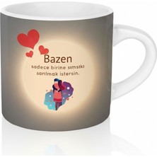 Bade Sevgililer Gününe Özel Kahve Fincanı