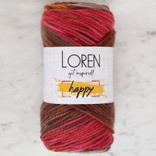 Ankaverse Loren Happy Ebruli El Örgü Ipi - RH012 - 34297