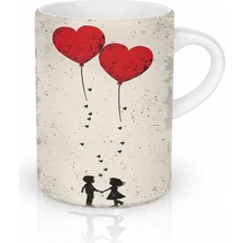 Bade Sevgililer Gününe Özel Kahve Fincanı