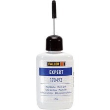 Faller 170492 Expert Iğne Uclu Plastik Yapıştırıcısı, 25 Gram