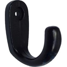 Büyük Tekli Fincan Askı, Dekor Askısı  Siyah, 100 Adet, 12X23X30 mm