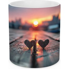 Bade Sevgililer Gününe Özel Kahve Fincanı