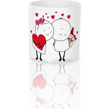 Bade Sevgililer Gününe Özel Kahve Fincanı