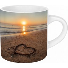 Bade Sevgililer Gününe Özel Kahve Fincanı