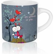 Bade Sevgililer Gününe Özel Kahve Fincanı