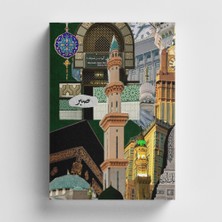 Bi' Dünya Haber Kolaj Serisi 54 Kâbe’den Ravza’ya Bullet Journal A5 Noktalı Defter