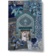 Bi' Dünya Haber Kolaj Serisi 56 Sonsuzluk Makamı A6 Çizgili Mini Defter Not Defteri