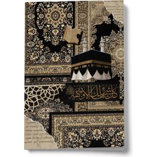 Bi' Dünya Haber Kolaj Serisi 57 Kabe Özlemi A6 Çizgili Mini Defter Not Defteri