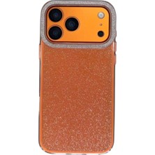 Kılıf House Iphone Uyumlu Taşlı Kamera Çerçeveli Simli Premium Kılıf