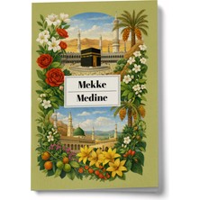 Bi' Dünya Haber Ümmet Coğrafyası 21 Mekke Medine A6 Çizgili Mini Defter Not Defteri