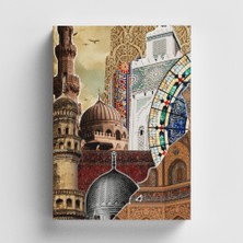 Bi' Dünya Haber Kolaj Serisi 53 Allah’ın Evleri Islami Defter (Ayet-Hadisli)