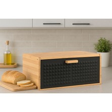 Arow Wılda Bambu Ekmek Saklama Kutusu / Ekmek Dolabı (34X20)