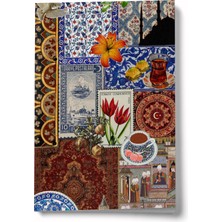 Bi' Dünya Haber Kolaj Serisi 42 Bir Kültür Mirası A6 Çizgili Mini Defter Not Defteri