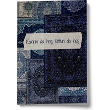 Bi' Dünya Haber Sufi Serisi 3 Kahrın Da Hoş, Lütfun Da Hoş A6 Çizgili Mini Defter Not Defteri