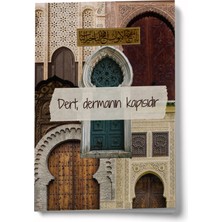 Bi' Dünya Haber Sufi Serisi 10 Dert, Dermanın Kapısıdır A6 Çizgili Mini Defter Not Defteri