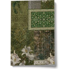 Bi' Dünya Haber Etnik Kolaj Serisi 5 Ruh-I Revan A6 Çizgili Mini Defter Not Defteri