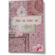 Bi' Dünya Haber Sufi Serisi 6 Allah Var, Keder Yok A6 Çizgili Mini Defter Not Defteri