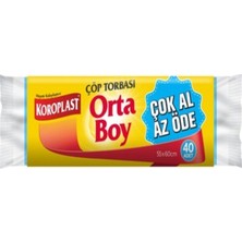 Stella Kaes Group Stella Koroplast Çöp Poşeti 40'lı Orta Boy