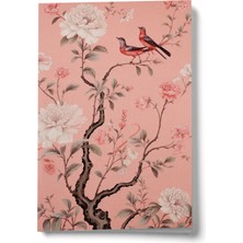 Bi' Dünya Haber Sonsuzluk Dalları (Yavruağzı) A6 Çizgili Mini Defter Not Defteri