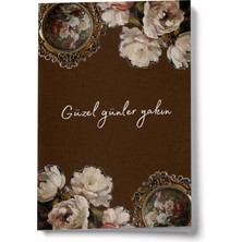 Bi' Dünya Haber Vintage Serisi 8 Güzel Günler Yakın A6 Çizgili Mini Defter Not Defteri