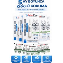 Lion Paw 2'li Set Köpek 10-20 kg Bitkisel Iç Dış Anti  Ense Bitkisel Damla Seti - 5 Damla 5 Tablet