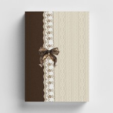 Bi' Dünya Haber Vintage Serisi 3 Kahve Fiyonk Bullet Journal A5 Noktalı Defter