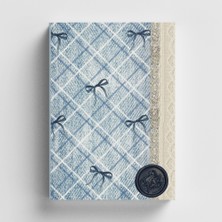 Bi' Dünya Haber Vintage Serisi 2 Mavi Fiyonk Bullet Journal A5 Noktalı Defter