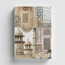 Bi' Dünya Haber Kolaj Serisi 49 Beyaz Şehir Bullet Journal A5 Noktalı Defter