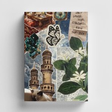 Bi' Dünya Haber Kolaj Serisi 40 Duaya Sarıl Islami Defter (Ayet-Hadisli)