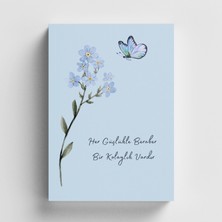 Bi' Dünya Haber Her Güçlükle Beraber Bir Kolaylık Vardır Defter-Kelebek (Ayet-Hadisli)