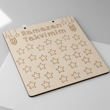 Kidose Ramazan Takvimi - Ramazan Etkinlik - 30 Günlük Boyanabilir Yıldızlı Çizelge