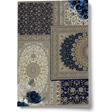 Bi' Dünya Haber Etnik Kolaj Serisi 7 Alamet-I Farika A6 Çizgili Mini Defter Not Defteri