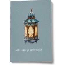 Bi' Dünya Haber Allah, Sana Yol Gösterecektir A6 Çizgili Mini Defter Not Defteri