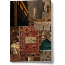 Bi' Dünya Haber Kolaj Serisi 30 O'nun Izinde A6 Çizgili Mini Defter Not Defteri