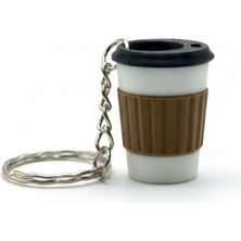 Pazarois To-Go Kahve Bardağı Figürlü Anahtarlık